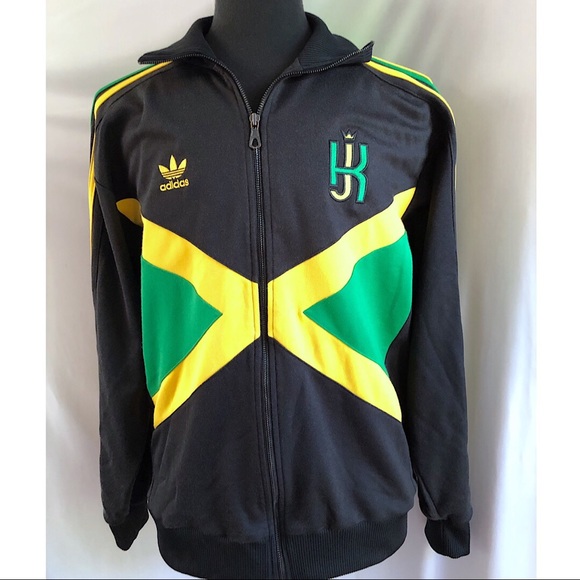 adidas Other - Adidas Kingston Jacket Vintage Green Yellow Sz Med